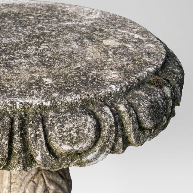 Reconstituted Stone Garden Set, 1970s, Set of 3 For Sale - Image 17 of 18