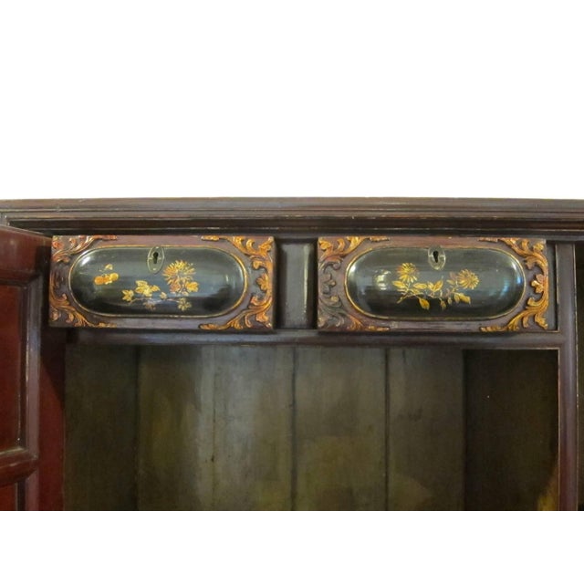 19th Century Gilt Painted Cabinet For Sale - Image 4 of 11