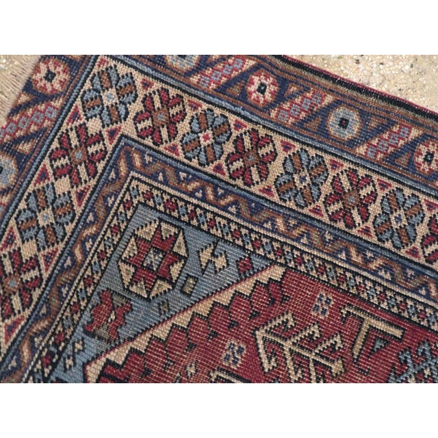 Galerie Shabab Collection Mid-20th Century Turkish Anatolian Throw Rug For Sale In New York - Image 6 of 8