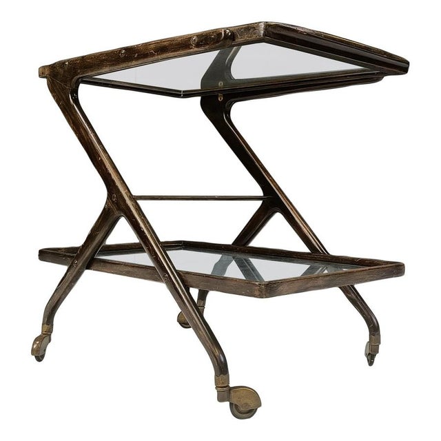 Vintage Italian Serving Trolley, 1950s For Sale - Image 11 of 11