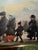 Antique Watercolor of a Russian Winter Procession in Ornate Gilt Frame - Unsigned Unknown Artist For Sale - Image 13 of 17