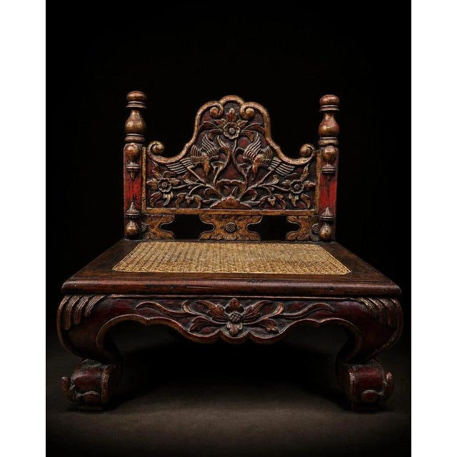 Javanese Carved Ceremonial Sunat Throne Chair, Indonesia, 1900 For Sale - Image 12 of 13