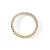 Contemporary 10K Yellow Gold 10-1/3 Cttw Alternating Coco Color and White Diamond 5 Row Tennis Bracelet - Size 7. For Sale - Image 3 of 6