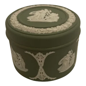 Green Wedgwood Lidded Box