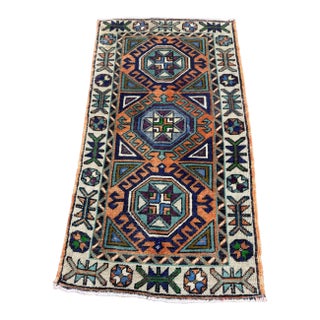 Turkish Yastik Rug 1'11" x 3'6" For Sale