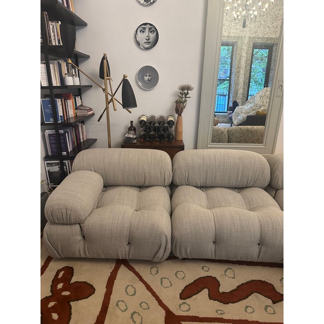 Iconic and authentic B&B Italia Camaleonda modular sofa designed by Mario Bellini. This piece features the premium and...