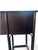Vintage Chinoiserie Bamboo & Rattan Console Desk With Hand-Painted Lacquer Top For Sale - Image 11 of 12