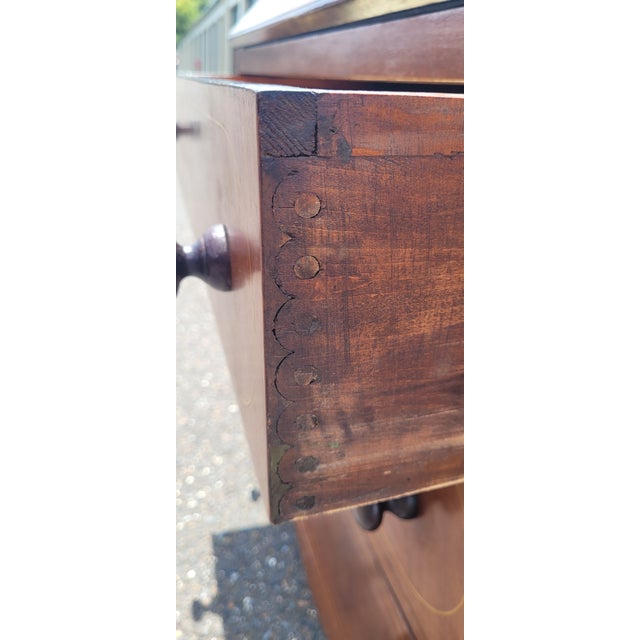 Circa 1850 American Federal Fall Front DRSK For Sale - Image 14 of 18