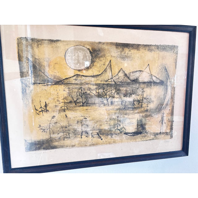 Zao Wou Ki, Mountain and Sun, 1951, Color Lithograph For Sale - Image 12 of 13
