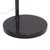 Metal Coronado 92 Inch Arc Lamp by Nova of California - Black Nickel Steel, Black Marble Base, White Linen Drum Shade - Peter Morelli 1960 Dimmable For Sale - Image 7 of 8