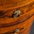 Brown Antique Late 19th Century Italian Louis XVI Style Round Walnut W/Inlay 3-Drawer Side Table For Sale - Image 8 of 10