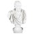 White Bust of Roman Statesman Julius Caesar, 20th Century, Composite Marble For Sale - Image 8 of 8