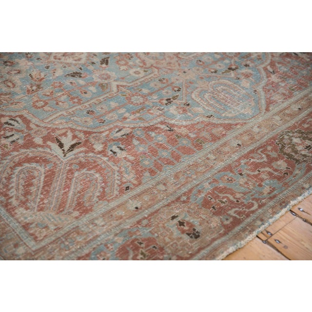Old New House Vintage Distressed Tabriz Carpet - 8'2" X 11'2" For Sale - Image 4 of 12