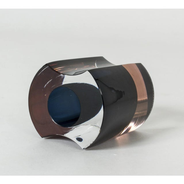 Glass Vase by Mona Morales-Schildt For Sale - Image 6 of 8