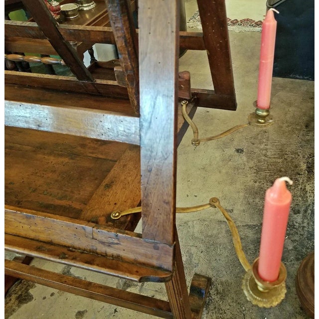 18c French Country Large Walnut Duet/Quartet Stand For Sale In Dallas - Image 6 of 13