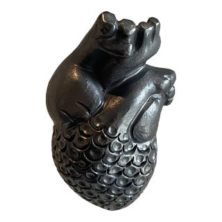 Black Clay Anatomical Heart For Sale