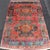 Salmon Vintage Caucasian Kazak Rug With Twin Medallions and Blue Border 3'9 X 6'1 For Sale - Image 8 of 12