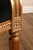 Louis XVI Style Giltwood Armchair With Black Upholstery For Sale - Image 11 of 18