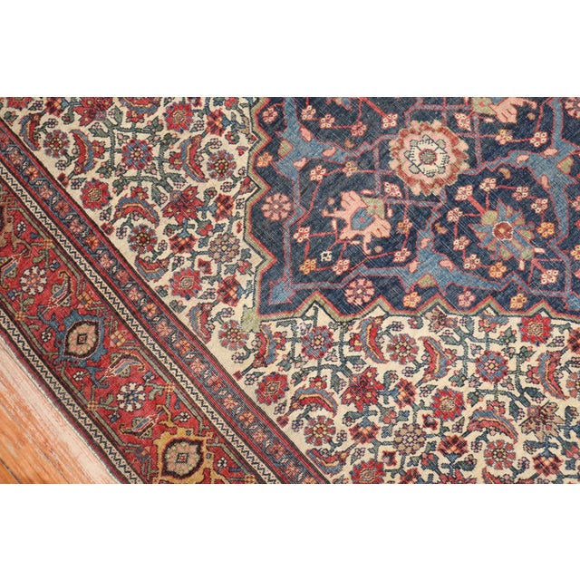 Early 20th Century Ivory Field Persian Bidjar Rug - 4'7" x 7'7" For Sale - Image 12 of 12