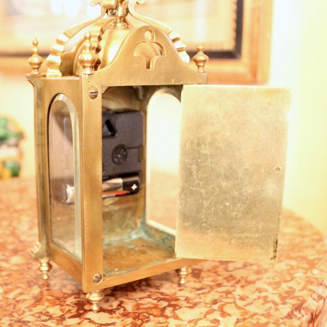 Fine English Brass Carriage Clock, 19th Century For Sale - Image 10 of 13