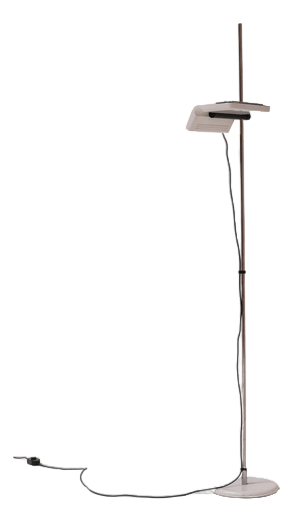 Chrome Model 1105 Floor Lamp by Bruno Gecchelin for Arteluce, 1970s