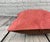 20 x 20 Hemp Pillow Turkish Cushion Natural Pinkish Red Pillow Cushion Cover For Sale - Image 4 of 4