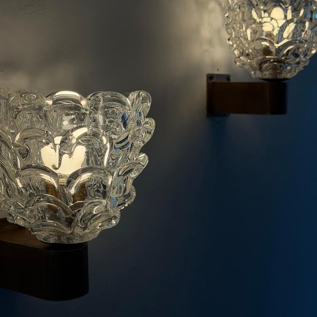 Vintage Festoni Wall Sconces by Ercole Barovier for Barovier & Toso, 1938, Set of 2 For Sale - Image 18 of 18