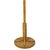 Wood Large Standing Rattan Coat Rack in Brass, 1970s For Sale - Image 7 of 14
