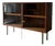 Minimalist Display Cabinet in Teak and Chrome, 1960s For Sale