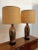Mid-Century Modern Vintage Stoneware Lamps by Larry Shep - a Pair For Sale - Image 3 of 13