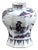 Antique Dutch Blue and Manganese Octagonal Baluster Vase from Delft, 1680 For Sale