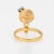 Sally Sohn Happy Face Signed Diamond Ruby Ring Size 5.25 For Sale In Los Angeles - Image 6 of 7