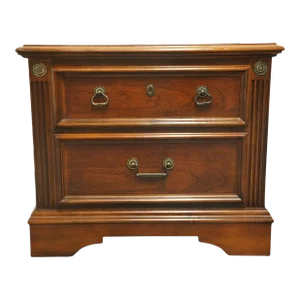 Stanley Furniture Italian Provincial 28" Two Drawer Nightstand 38213-70080-4501