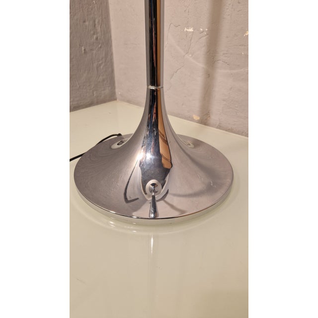 Mod 4705 Floor Lamp in Chrome and Acrylic Glass by Bresciani for Guzzini, 1960s For Sale - Image 6 of 11