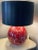 1970s Karl Springer Lamp Geodesic Burnt Red Ball Lamp wShade, Modern, Post Modern Style For Sale - Image 14 of 14