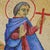 Mosaic Tile Portrait of Saint Barnabus, Circa 1930 For Sale - Image 4 of 8