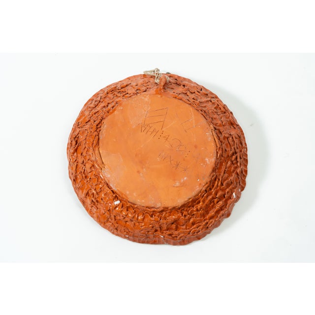 Hungarian Studio Ceramic Miracle Deer Bowl with Runic Motifs, 1950s For Sale - Image 4 of 7