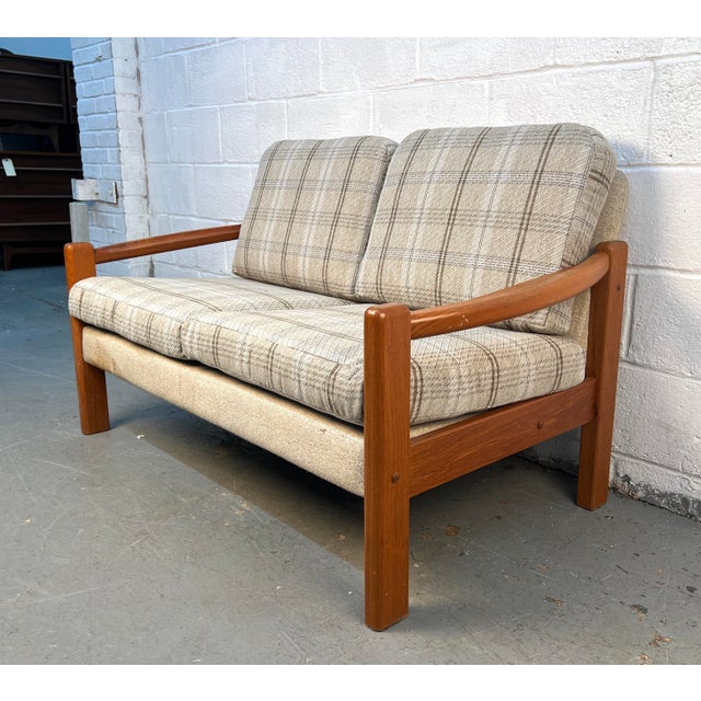 Mid-Century Modern Mid 20th Century Danish Teak Mid-Century Modern Sofa For Sale - Image 3 of 18