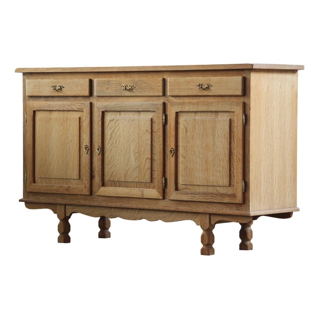 Danish Oak Cabinet in the style of Henning Kjærnulf, 1970s For Sale