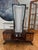 1930s Art Deco Floor Vanity with Drawers and Tall Mirror, 1930s For Sale - Image 5 of 16