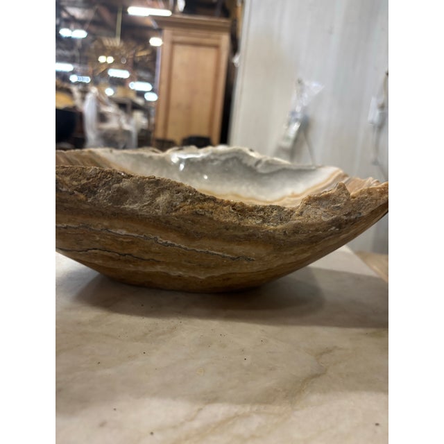 Late 20th Century Late 20th Century Onyx Bowl For Sale - Image 5 of 11