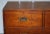 Metal Army & Navy C.S.L Stamped Campaign Chest of Drawers Including Desk, 1890s For Sale - Image 7 of 18