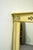 Mid 20th Century Vintage Hollywood Regency Neoclassical Brass Ring Cream Painted Wall Mirror For Sale - Image 5 of 10