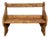 Vintage Swedish Chapel Bench For Sale
