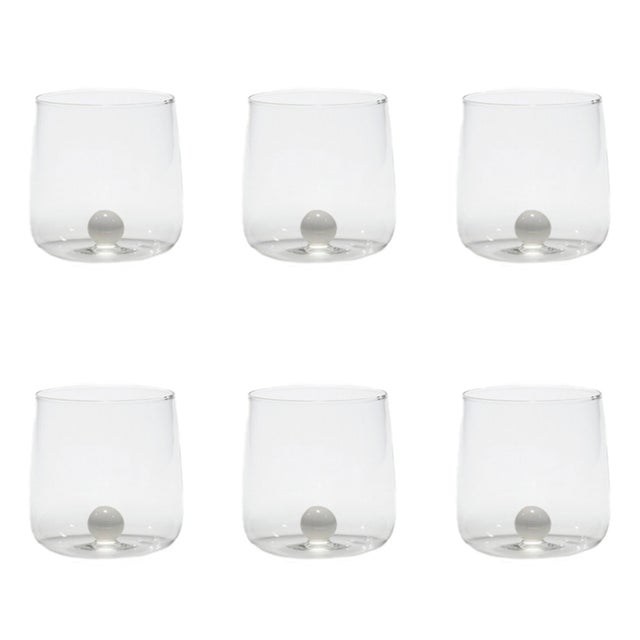 Contemporary Bilia Tumbler in White - Set of 6 For Sale - Image 3 of 3