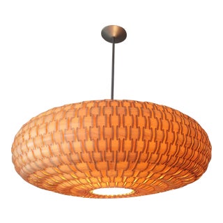 Dform Basket Saucer Pendant For Sale