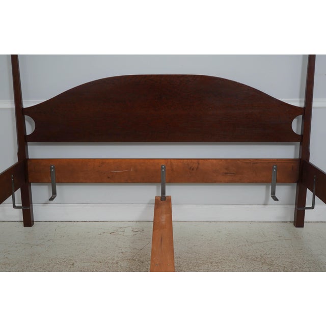 Traditional Eldred Wheeler King Size Cherry Pencil Post Bed For Sale - Image 3 of 15