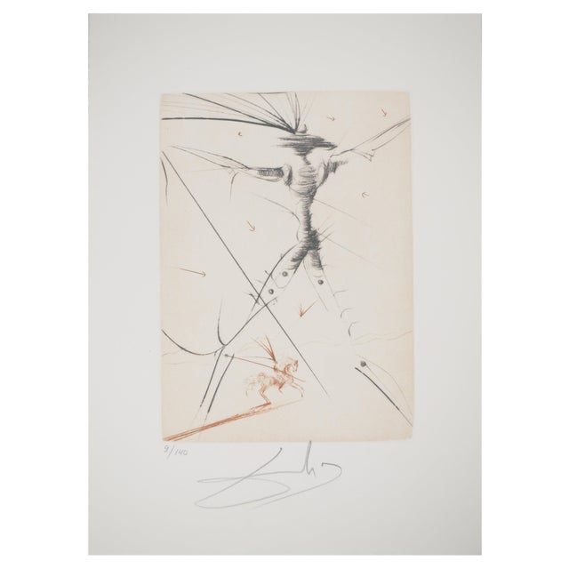 Salvador Dali, The Little Knight, Original Engraving For Sale