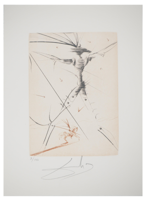 Salvador Dali, The Little Knight, Original Engraving