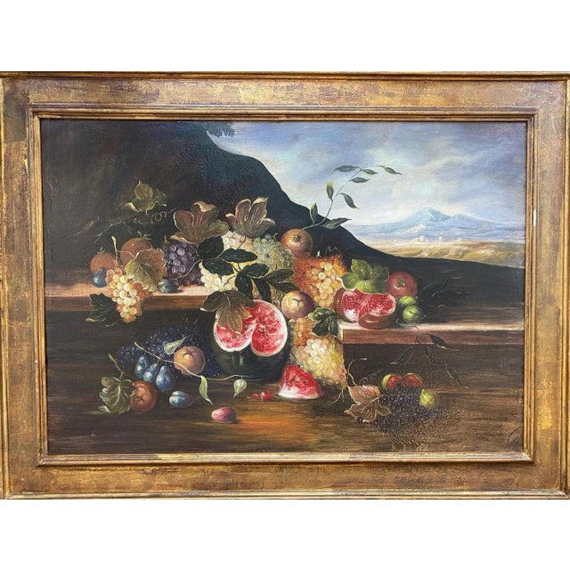 Erina Margiacchi, Still Life, Oil on Canvas, 1980s For Sale - Image 8 of 10